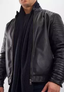 Шарф ROUGH SCARF – SCHAL Manufaktur13, темно-синий