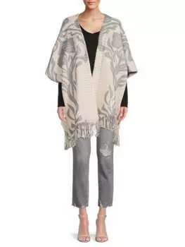 Шарф Ruana Saachi, бежевый/серый