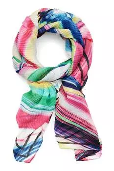 Шарф с абстрактным принтом Desigual, мультиколор