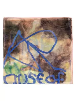 Шарф с абстрактным принтом Vivienne Westwood, нейтральный