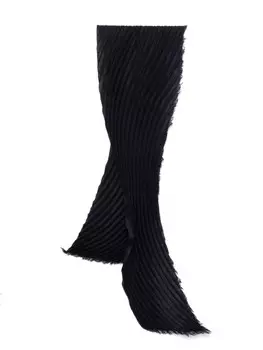 Шарф с эффектом плиссе Pleats Please Issey Miyake, фиолетовый