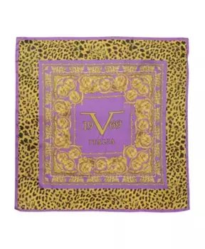 Шарф с анималистичным узором 19V69 Italia, мультиколор