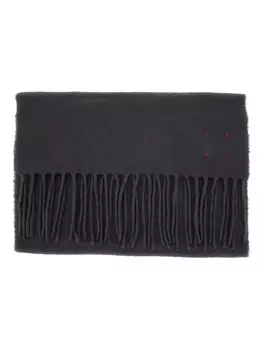 Шарф с бахромой Destin, черный