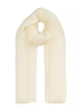 Шарф с бахромой Fabiana Filippi, нейтральный