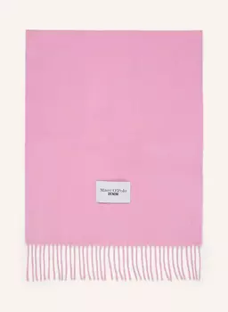 Шарф с бахромой Marc O'Polo Denim, розовый