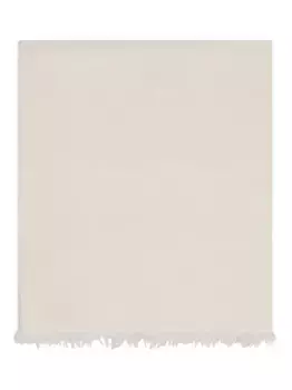 Шарф с бахромой MAX MARA, коричневый