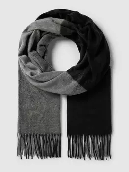 Шарф с бахромой McNeal, черный