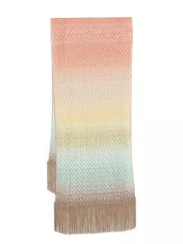 Шарф с бахромой Missoni, нейтральный