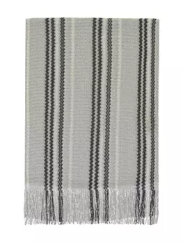 Шарф с бахромой Missoni, серый