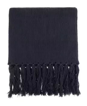 Шарф с бахромой Officine Gnrale, синий