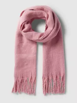 Шарф с бахромой простого дизайна Codello, пыльно-розовый