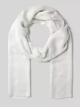 Шарф с бахромой s.Oliver BLACK LABEL, белый