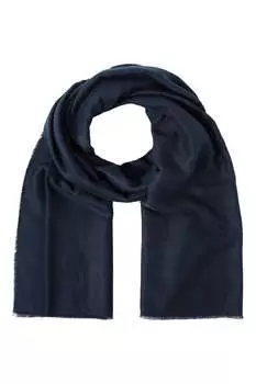 Шарф с бахромой Tatuum, синий