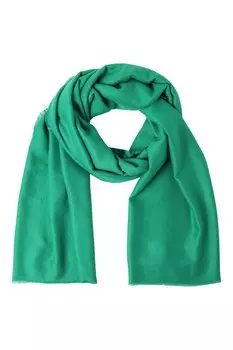 Шарф с бахромой Tatuum, зеленый