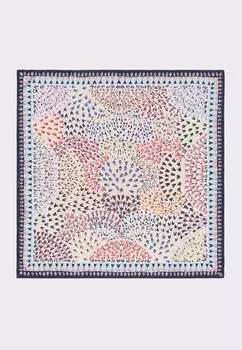 Шарф с белыми цветами Bimba Y Lola, белый