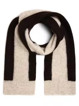 Шарф с частью из моахера Second Female, бежевый