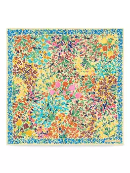 Шарф с цветочным принтом Bimba y Lola, желтый