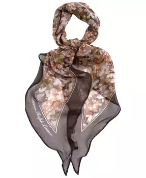 Шарф с цветочным принтом и ромбовидным узором Pre-Spring Lauren Ralph Lauren, мультиколор