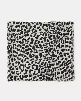 Шарф с цветочным принтом на фоне фуксии Tintoretto, фуксия