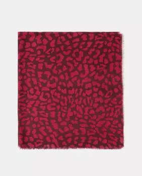 Шарф с цветочным принтом на сиреневом фоне Tintoretto, мультиколор