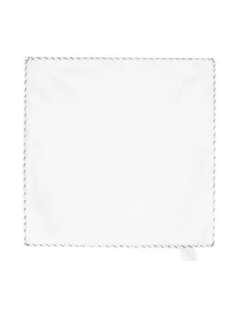 Шарф с декоративной строчкой и карманом Eleventy, белый