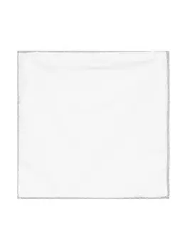 Шарф с декоративной строчкой и карманом Eleventy, белый