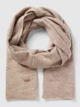 Шарф с детализацией лейбла модель "Witzia" Barts, светло-коричневый