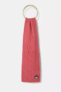 Шарф с добавлением шерсти Superdry, розовый