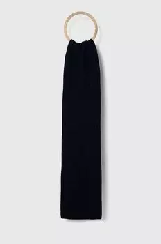 Шарф с добавлением шерсти United Colors of Benetton, темно-синий