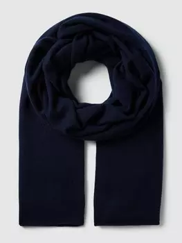 Шарф с фактурным узором (The Mercer) N.Y., темно-синий