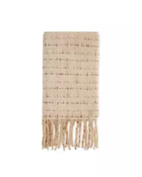 Шарф с фантазийным принтом Jo & Mr. Joe, светло-серый