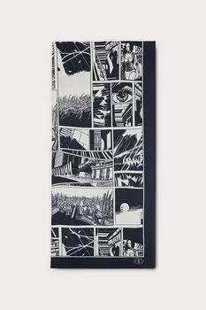 Шарф с фотопринтом Motivi, белый