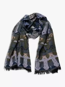 Шарф с геометрическим узором Fern Bloom & Bay