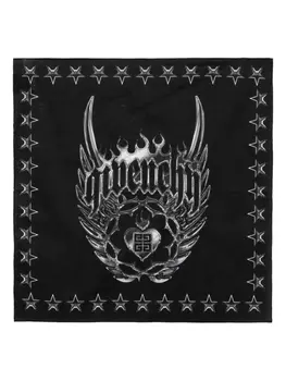 Шарф с графическим принтом Givenchy, черный
