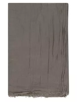 Шарф с хрустом Rick Owens, серый