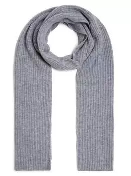 Шарф с кашемировым наполнением Finshley & Harding, серый