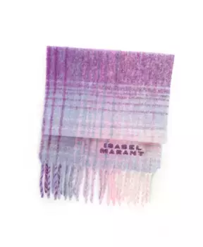 Шарф с кисточками из шерсти альпаки Isabel Marant, мультиколор