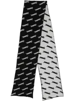 Шарф с логотипом AMBUSH, черный