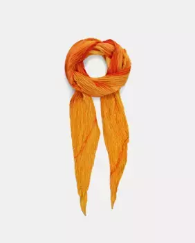 Шарф с логотипом Desigual, оранжевый