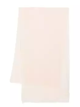 Шарф с логотипом FF FENDI, розовый