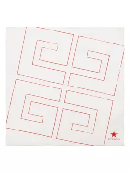 Шарф с логотипом Givenchy, белый