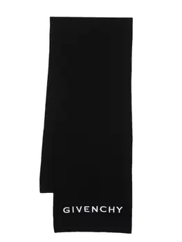 Шарф с логотипом Givenchy, черный