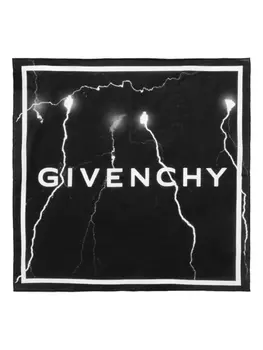 Шарф с логотипом Givenchy, черный