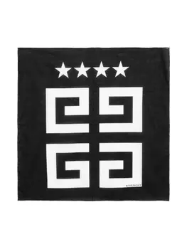Шарф с логотипом Givenchy, черный