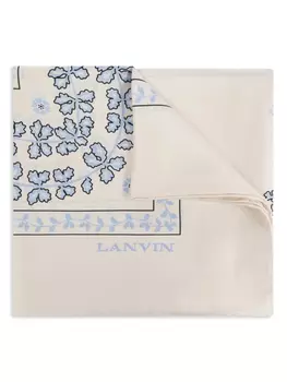 Шарф с логотипом Lanvin, нейтральный