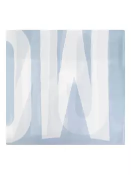 Шарф с логотипом Moschino, синий