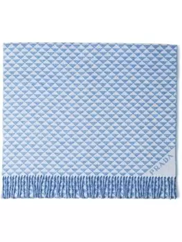 Шарф с логотипом Prada