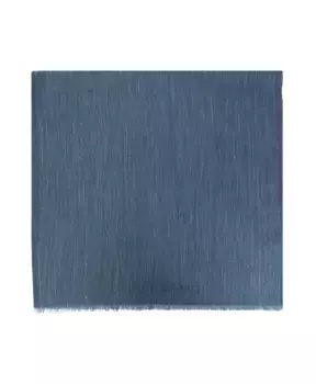 Шарф с логотипом Salvatore Ferragamo, синий