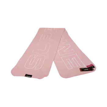 Шарф с логотипом Supreme Polartec, цвет Розовый