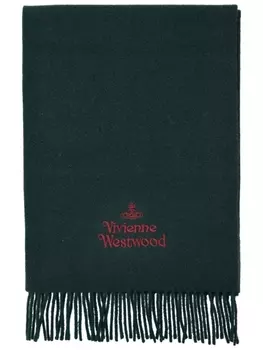 Шарф с логотипом Vivienne Westwood, зеленый
